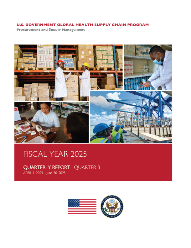 FY 2025 Q3 GHSC-PSM IDIQ Quarterly Report cover image
